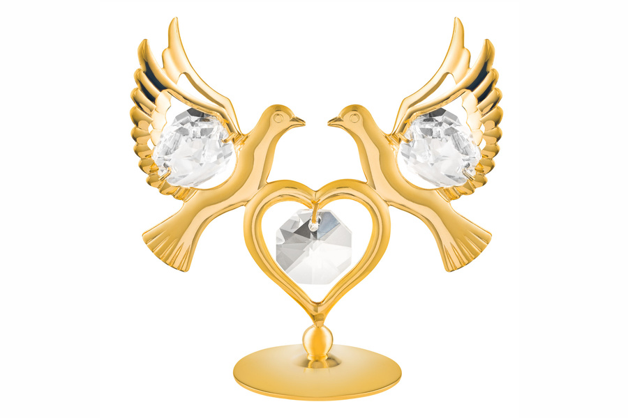 Figurka Gołąbki z Sercem Kryształki GRAWER GRATIS